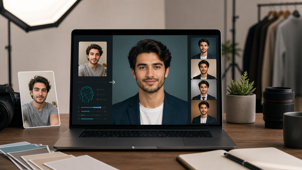 ساخت عکس پروفایل حرفه ای با هوش مصنوعی و حفظ هویت چهره