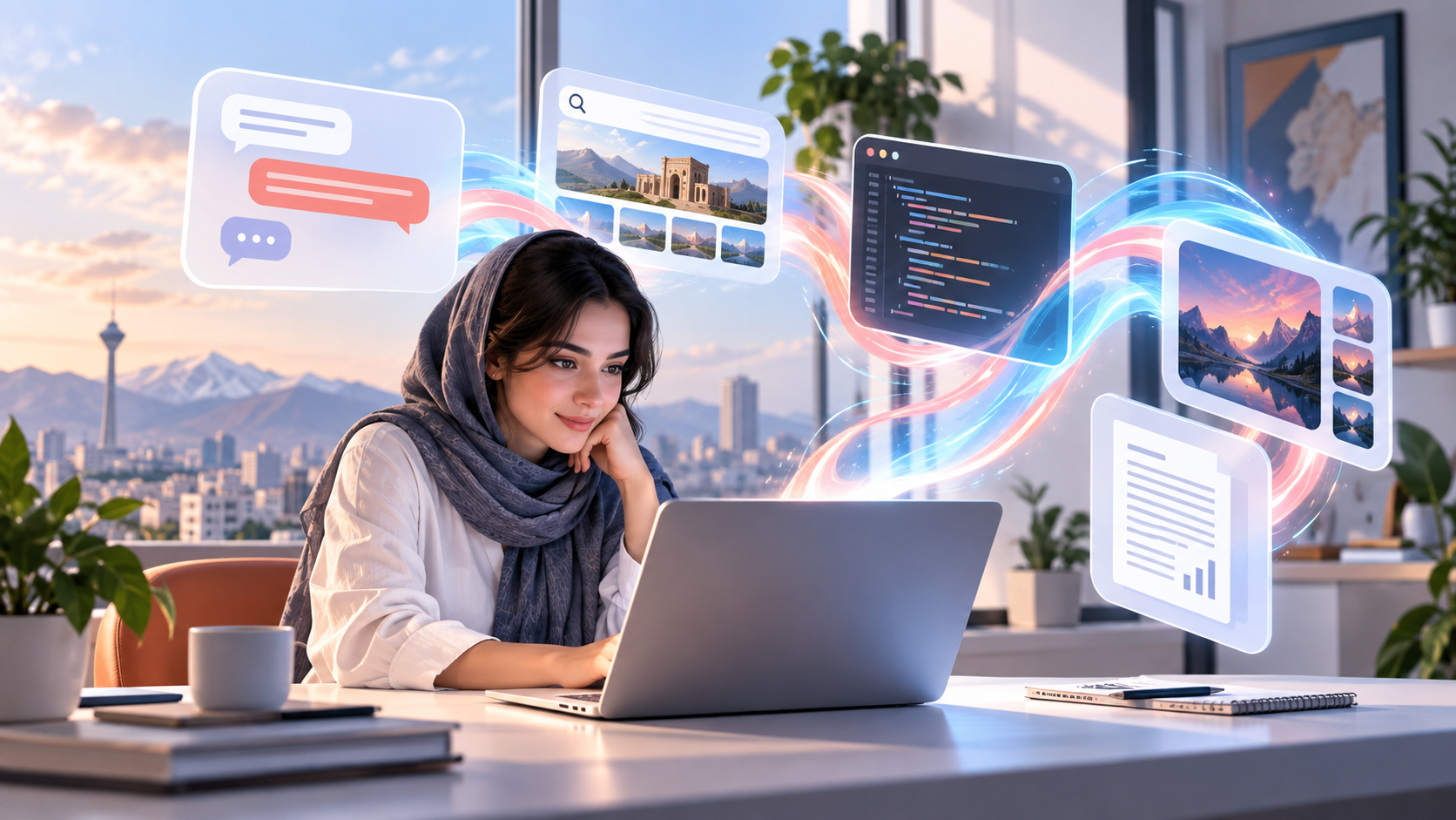 میسترال رایگان در ایران برای چت، کدنویسی و تولید محتوا