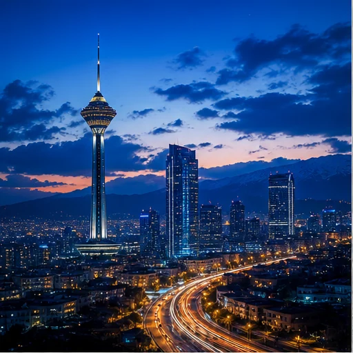 تهران آینده در آبیِ غروب